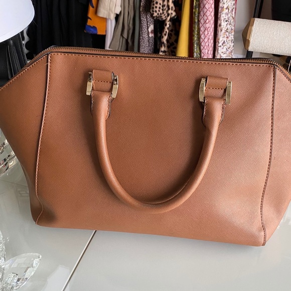 Express Handbags - Express camel color satchel handbag